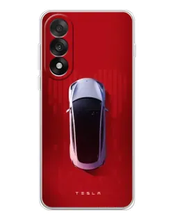 Чохол для OnePlus Nord 5 з картинкою «Tesla Top View»