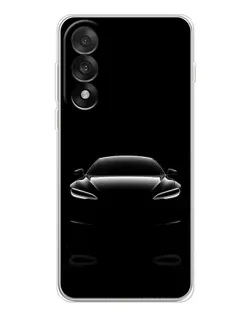 Чохол для OnePlus Nord 5 з картинкою «Силует Tesla Night»
