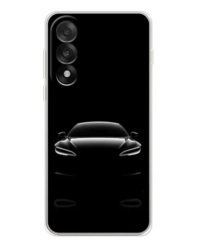 Чехол для OnePlus Nord 5 с картинкой «Силуэт Tesla Night»