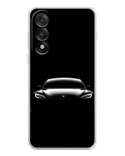 Чохол для OnePlus Nord 5 з картинкою «Фари Tesla Night»