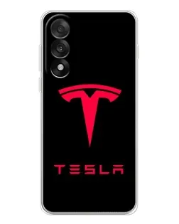 Чохол для OnePlus Nord 5 з картинкою «Tesla Red Logo»