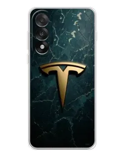 Чохол для OnePlus Nord 5 з картинкою «Мармурова Tesla Gold»