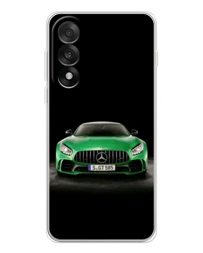 Чехол для OnePlus Nord 5 с картинкой «Mercedes — неоновый лого»