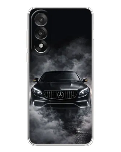 Чехол для OnePlus Nord 5 с картинкой «Mercedes в дыму»