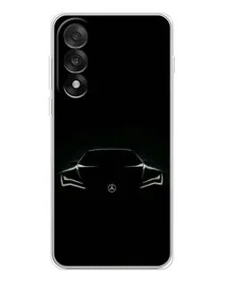 Чехол для OnePlus Nord 5 с картинкой «Mercedes — силуэт авто»