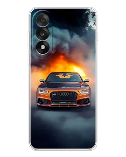 Чехол для OnePlus Nord 5 с картинкой «Audi в огненном дыму» Чехол для OnePlus Nord 5 с картинкой «Audi в огненном дыму»