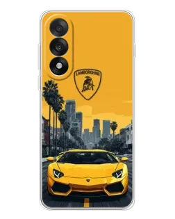 Чехол для OnePlus Nord 5 с картинкой «Желтый Lamborghini город» Чехол для OnePlus Nord 5 с картинкой «Желтый Lamborghini город»