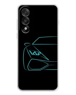 Чехол для OnePlus Nord 5 с картинкой «Голубой силуэт Lamborghini» Чехол для OnePlus Nord 5 с картинкой «Голубой силуэт Lamborghini»