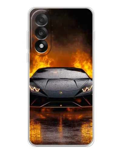 Чехол для OnePlus Nord 5 с картинкой «Lamborghini в огне»