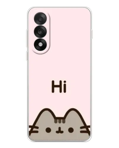 Чехол для OnePlus Nord 5 с картинкой «Пушин говорит Hi»
