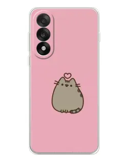 Чехол для OnePlus Nord 5 с картинкой «Pusheen сердце»