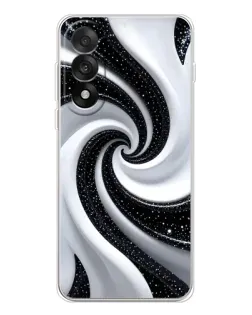 Чехол для OnePlus Nord 5 с картинкой «Черно-белая спираль»