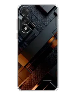 Чехол для OnePlus Nord 5 с картинкой «Черные геометрические блоки»