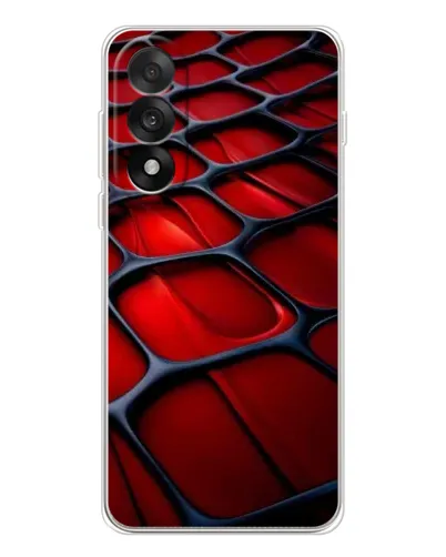 Чехол для OnePlus Nord 5 с картинкой «Красная глянцевая сетка»