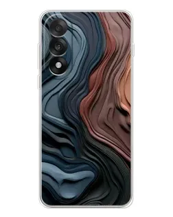 Чехол для OnePlus Nord 5 с картинкой «Цветные волны каньона»
