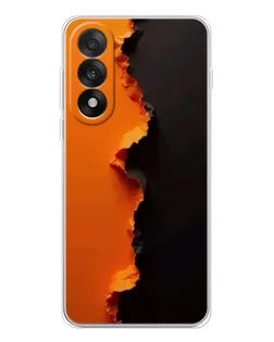 Чехол для OnePlus Nord 5 с картинкой «Оранжевый разлом»