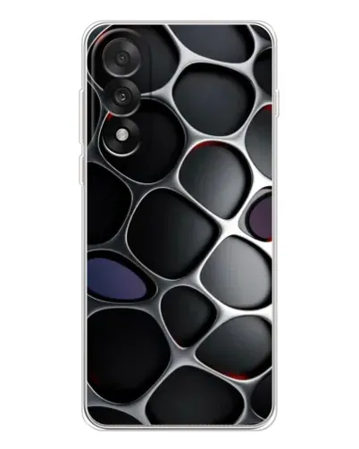 Чехол для OnePlus Nord 5 с картинкой «Объемная темная решетка»