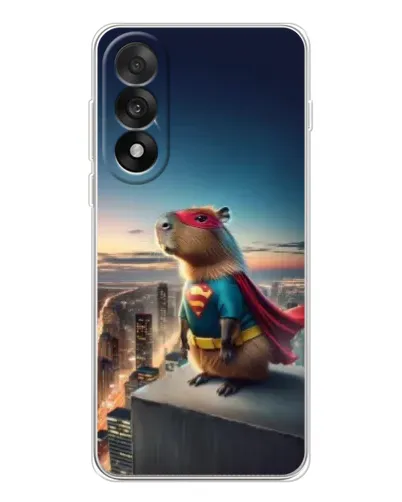 Чехол для OnePlus Nord 5 с картинкой «Капи-мен супергерой»