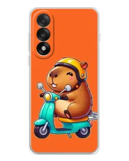 Чехол для OnePlus Nord 5 с картинкой «Капибара на скутере» Чехол для OnePlus Nord 5 с картинкой «Капибара на скутере»
