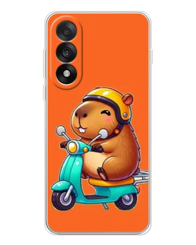 Чехол для OnePlus Nord 5 с картинкой «Капибара на скутере»