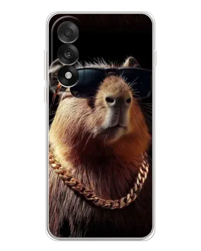 Чехол для OnePlus Nord 5 с картинкой «Капибара золотая цепь»