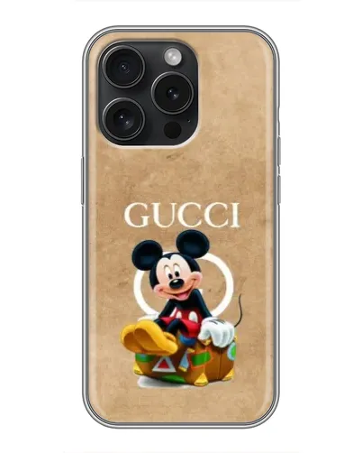 Чехол для OnePlus Nord 6 с картинкой «Микки Маус Gucci — крафт» Чехол для OnePlus Nord 6 с картинкой «Микки Маус Gucci — крафт»