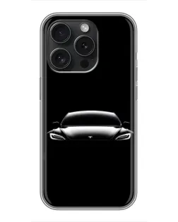 Чехол для OnePlus Nord 6 с картинкой «Фары Tesla Night» Чехол для OnePlus Nord 6 с картинкой «Фары Tesla Night»