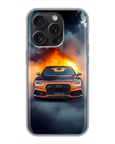 Чехол для OnePlus Nord 6 с картинкой «Audi в огненном дыму» Чехол для OnePlus Nord 6 с картинкой «Audi в огненном дыму»