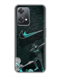 Чехол для OnePlus Nord CE 2 (5G) (IV2201) с картинкой «Спортивный арт Nike»