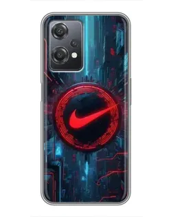 Чехол для OnePlus Nord CE 2 (5G) (IV2201) с картинкой «Техногенный стиль Nike» Чехол для OnePlus Nord CE 2 (5G) (IV2201) с картинкой «Техногенный стиль Nike»