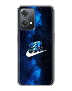 Чехол для OnePlus Nord CE 2 (5G) (IV2201) с картинкой «Звездный путь Nike» Чехол для OnePlus Nord CE 2 (5G) (IV2201) с картинкой «Звездный путь Nike»