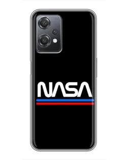 Чехол для OnePlus Nord CE 2 (5G) (IV2201) с картинкой «NASA — классика Red Blue»
