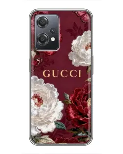 Чехол для OnePlus Nord CE 2 (5G) (IV2201) с картинкой «Gucci — бордовые розы» Чехол для OnePlus Nord CE 2 (5G) (IV2201) с картинкой «Gucci — бордовые розы»