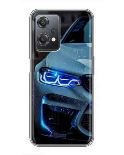Чехол для OnePlus Nord CE 2 (5G) (IV2201) с картинкой «Взгляд BMW с синими фарами» Чехол для OnePlus Nord CE 2 (5G) (IV2201) с картинкой «Взгляд BMW с синими фарами»