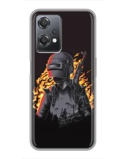 Чехол для OnePlus Nord CE 2 (5G) (IV2201) с картинкой «PUBG — огненный силуэт» Чехол для OnePlus Nord CE 2 (5G) (IV2201) с картинкой «PUBG — огненный силуэт»