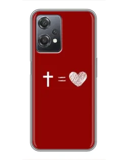Чехол для OnePlus Nord CE 2 (5G) (IV2201) с картинкой «Уравнение любви» Чехол для OnePlus Nord CE 2 (5G) (IV2201) с картинкой «Уравнение любви»