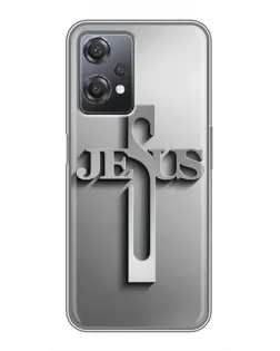 Чехол для OnePlus Nord CE 2 (5G) (IV2201) с картинкой «Металлический крест Jesus» Чехол для OnePlus Nord CE 2 (5G) (IV2201) с картинкой «Металлический крест Jesus»