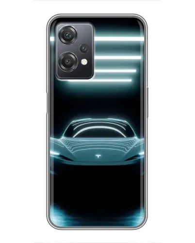 Чехол для OnePlus Nord CE 2 (5G) (IV2201) с картинкой «Tesla в неоне»