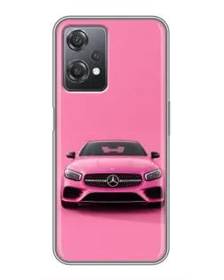 Чехол для OnePlus Nord CE 2 (5G) (IV2201) с картинкой «Розовый Mercedes AMG»