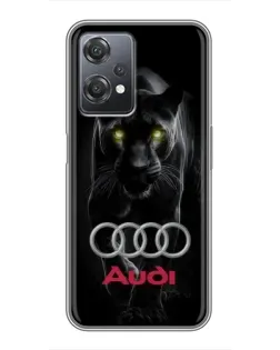 Чехол для OnePlus Nord CE 2 (5G) (IV2201) с картинкой «Пантера и Audi» Чехол для OnePlus Nord CE 2 (5G) (IV2201) с картинкой «Пантера и Audi»