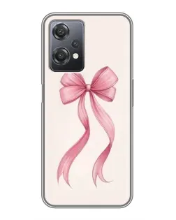 Чехол для OnePlus Nord CE 2 (5G) (IV2201) с картинкой «Розовый бант»