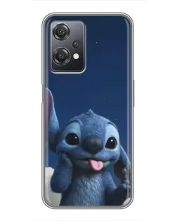 Чехол для OnePlus Nord CE 2 (5G) (IV2201) с картинкой «Стич в облаках»