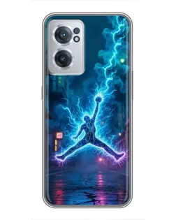 Чехол для OnePlus Nord CE 2 Lite 5G с картинкой «Jordan Gold Jumpman»