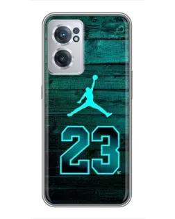 Чехол для OnePlus Nord CE 2 Lite 5G с картинкой «Jordan Cyan 23»