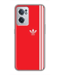 Чехол для OnePlus Nord CE 2 Lite 5G с картинкой «Красный минимализм Adidas»