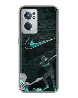 Чехол для OnePlus Nord CE 2 Lite 5G с картинкой «Спортивный арт Nike»