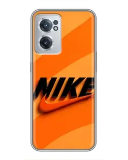 Чехол для OnePlus Nord CE 2 Lite 5G с картинкой «Оранжевый драйв Nike»