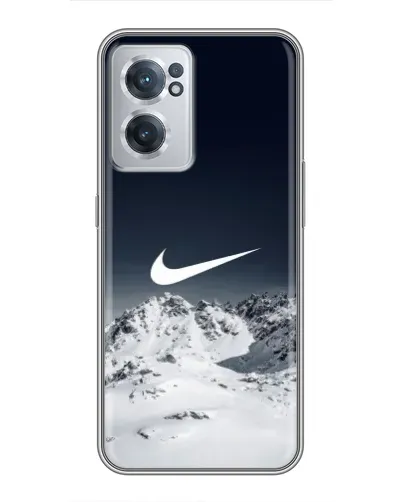 Чехол для OnePlus Nord CE 2 Lite 5G с картинкой «Nike — зимние горы»
