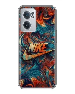 Чехол для OnePlus Nord CE 2 Lite 5G с картинкой «Nike в абстракции»