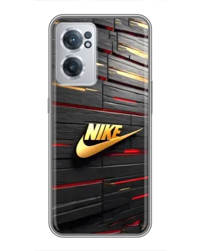 Чехол для OnePlus Nord CE 2 Lite 5G с картинкой «Золотой Nike на металле»